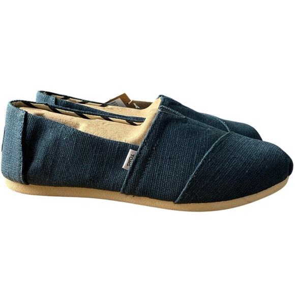 TOMS Alpargata Heritage Canvas Cobalt Slip-On - Women's Size 6 - Picture 4 of 7